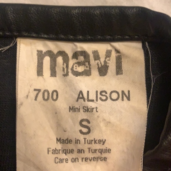 Mavi (Alison) s leather skirt - Picture 4 of 4